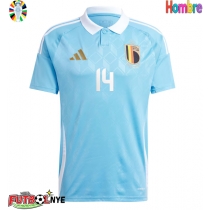Camiseta Bélgica Dodi Lukebakio #14 Visitante Equipación Eurocopa 2024 manga corta